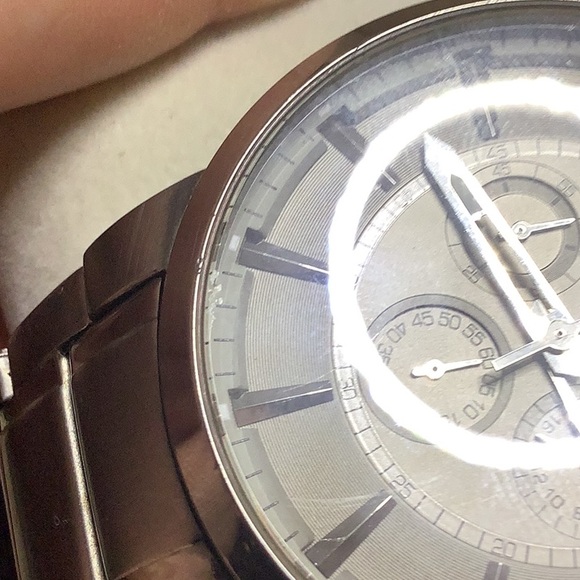 Fossil Dress Chronograph Silver Dial Men's Watch-FS4359 - Picture 6 of 11